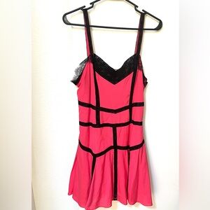 Bebe pink/black dress